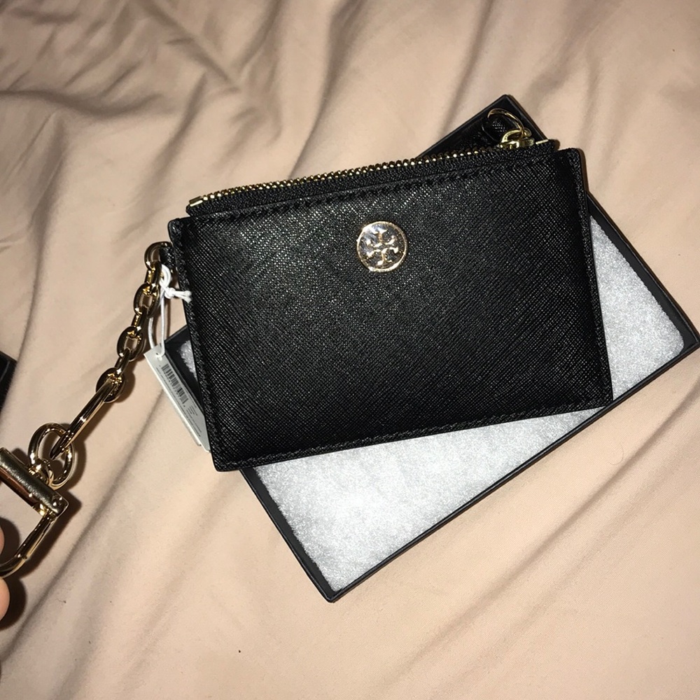 Tory Burch Black Leather Wallet